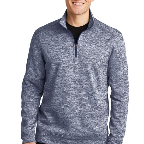 PosiCharge ® Electric Heather Fleece 1/4 Zip Pullover Thumbnail