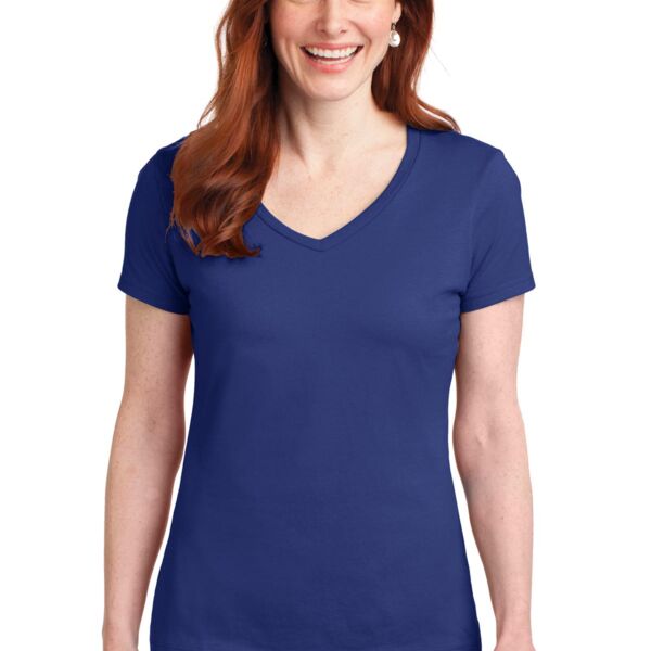 Ladies Nano T ® Cotton V Neck T Shirt Thumbnail