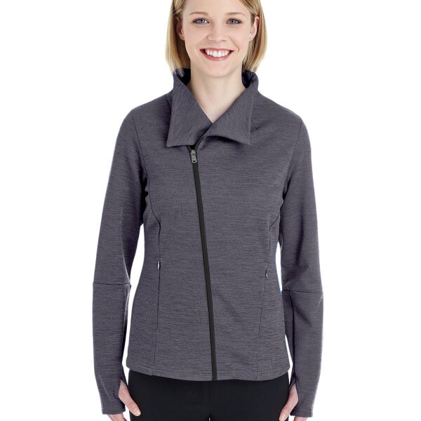 Ladies' Amplify Mélange Fleece Jacket Thumbnail