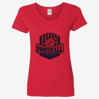 Ladies' Heavy Cotton™ V-Neck T-Shirt Thumbnail