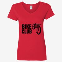 Ladies' Heavy Cotton™ V-Neck T-Shirt Thumbnail